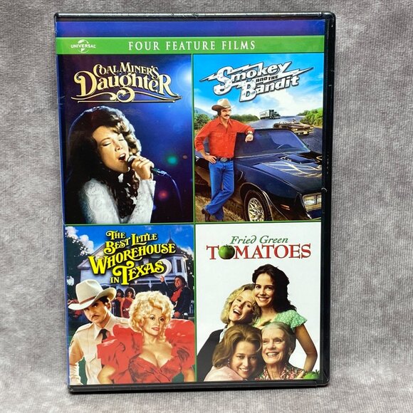 Four Films: Coal Miner's Daughter/Smokey and the Bandit (DVD 2012, 3 Disc Set) - Picture 1 of 6